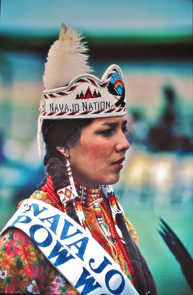 Miss Navajo 1981, Pow Wow in Window Rock Foto & Bild menschen, szene