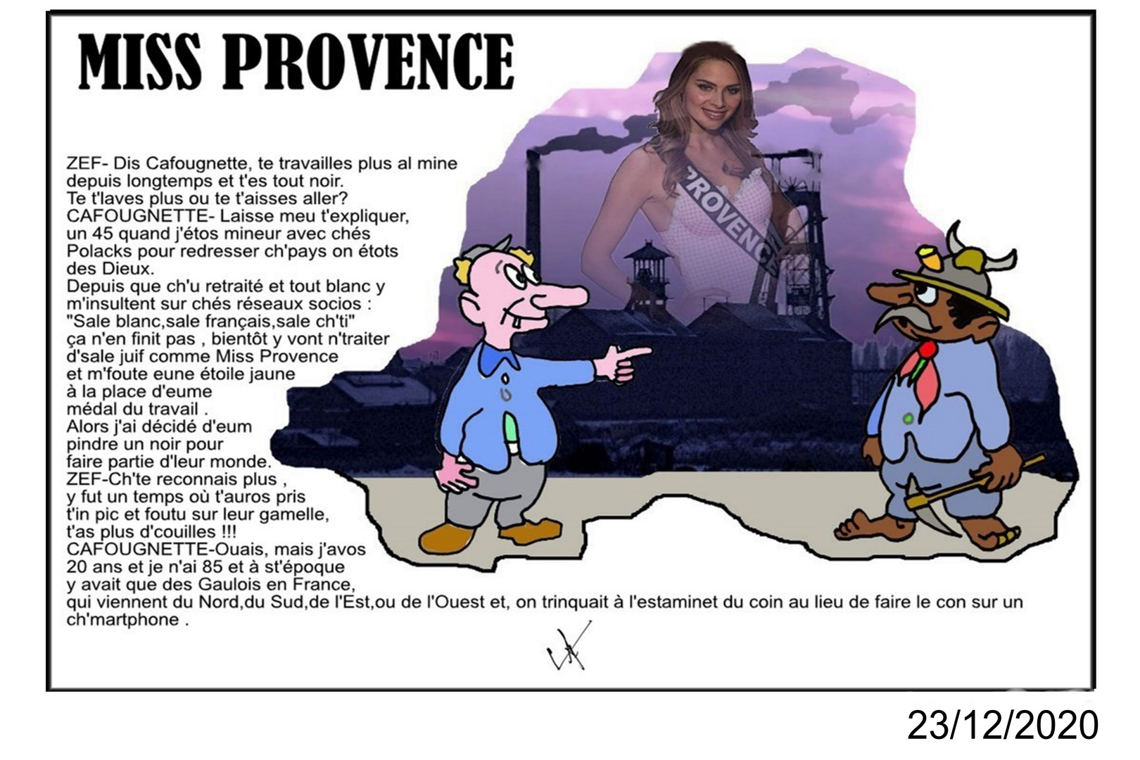 MISS PROVENCE - ENCADRE -DATE