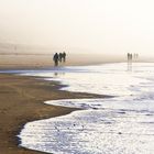 mist above the beach