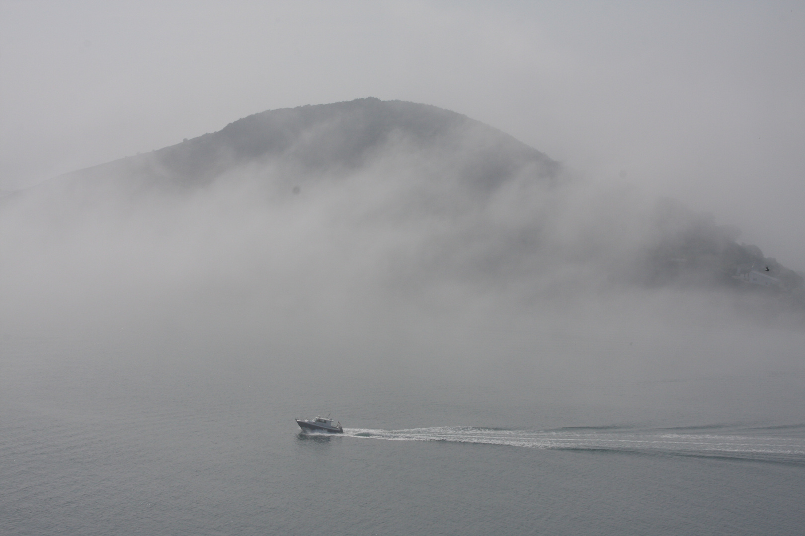 Mist over Herm Channel Islands