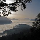 Mist over Lake Lucerne, Switzerland