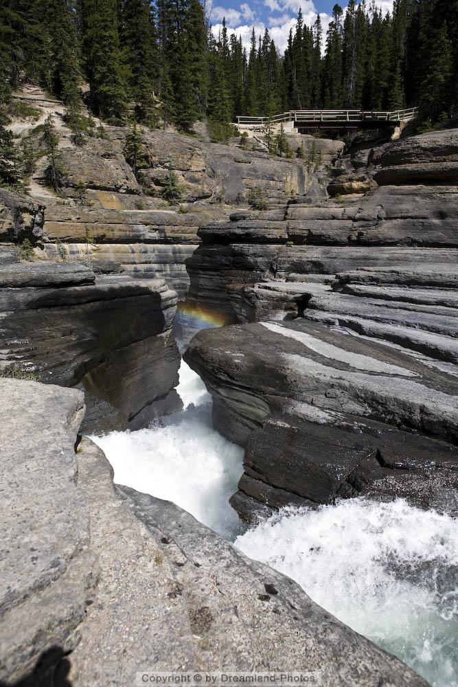 Mistaya Canyon am Icefields Parkway im Banff National Park