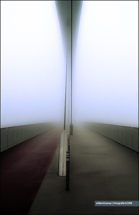 Misty bridge