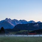 Misty evening in bavaria