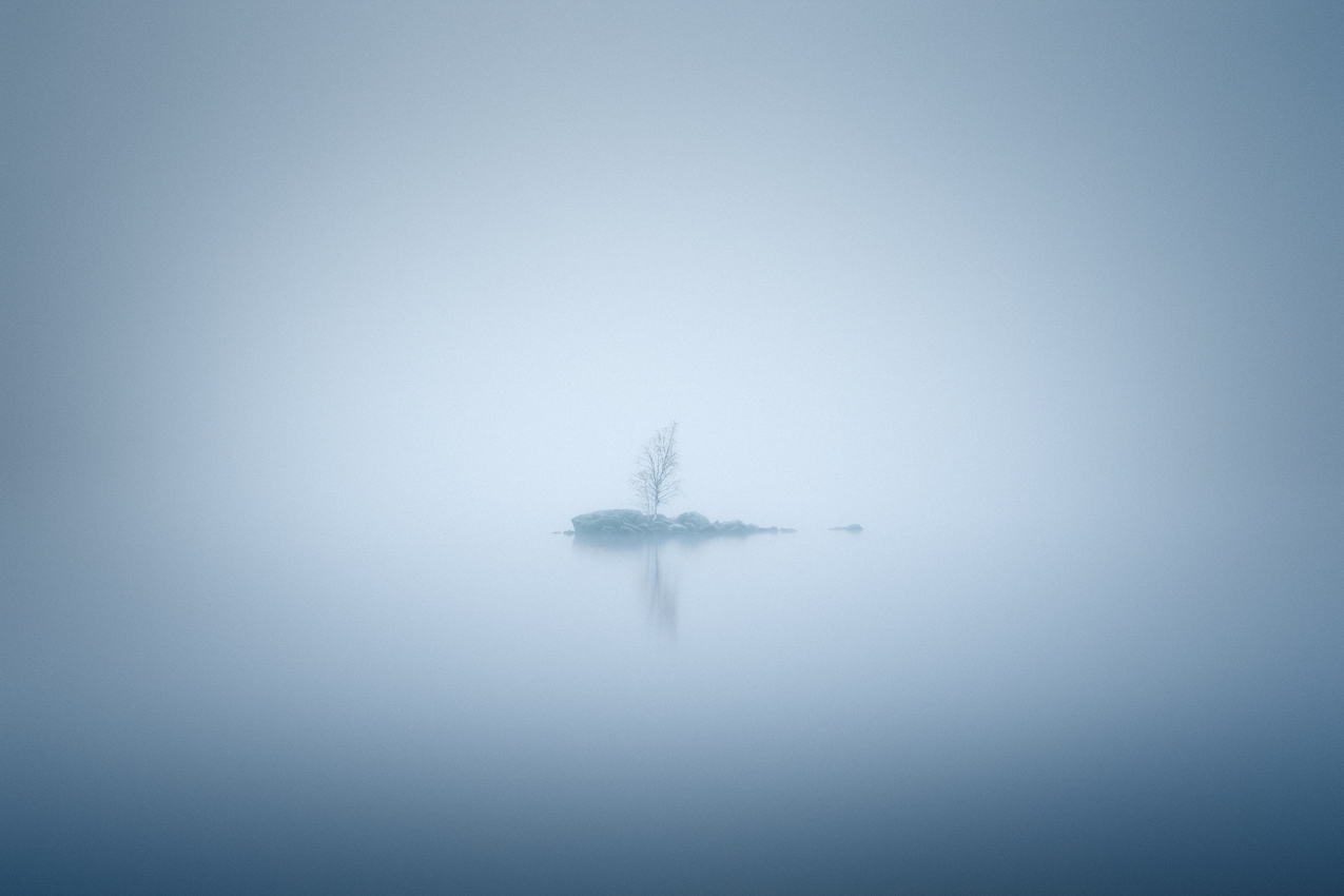 misty island