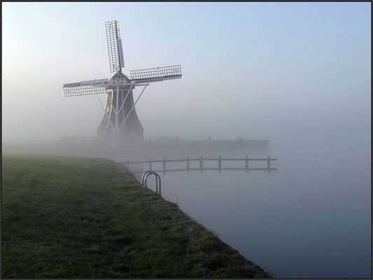 Misty morning in Holland