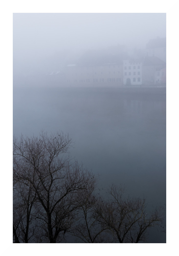 misty morning on the danube