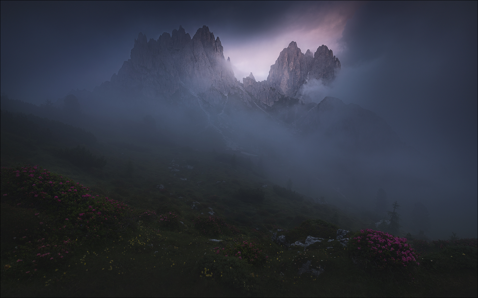 [ ... misty mountains ]