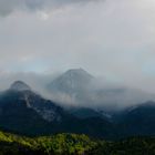 misty mountains