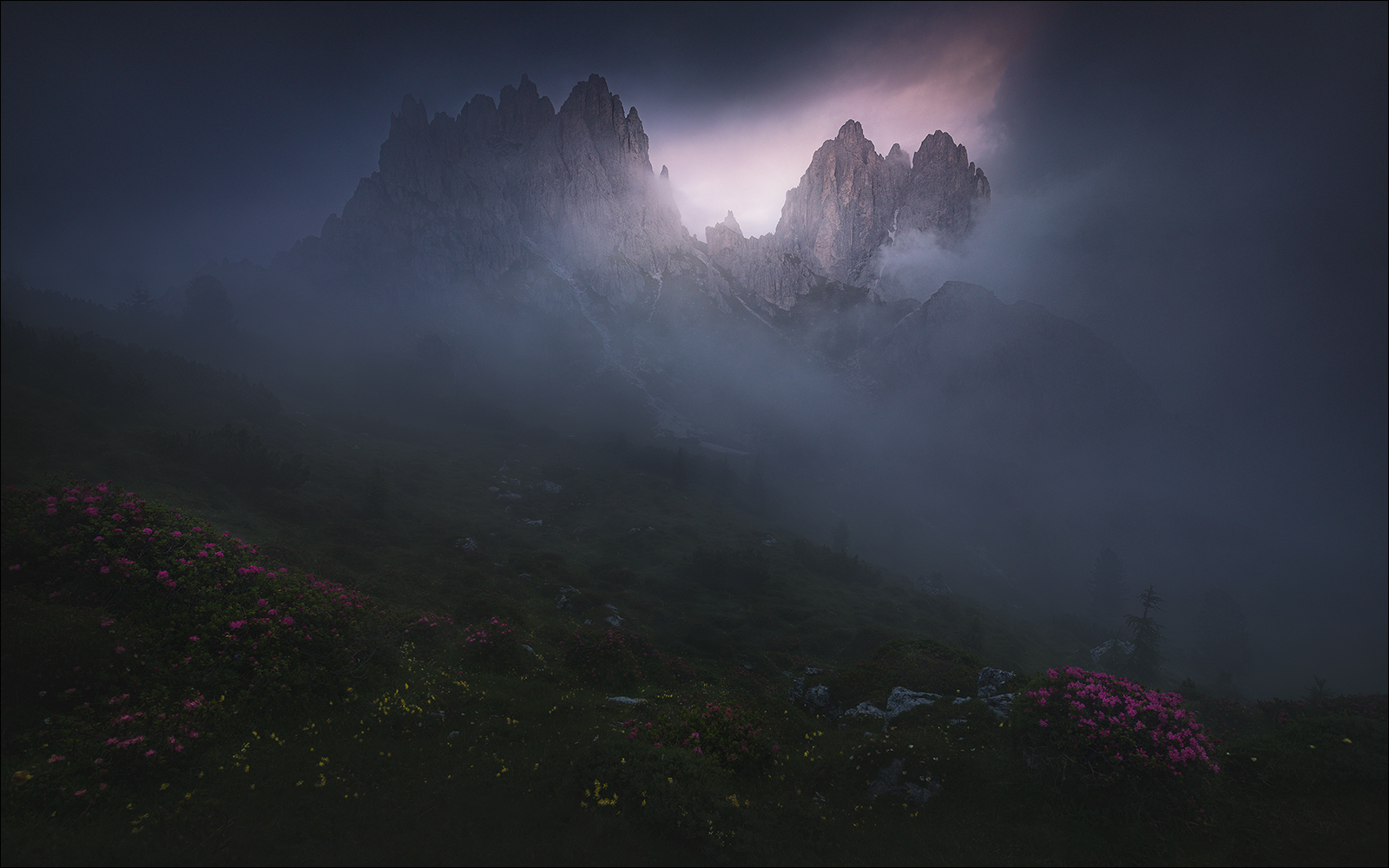 [ ... misty mountains ]