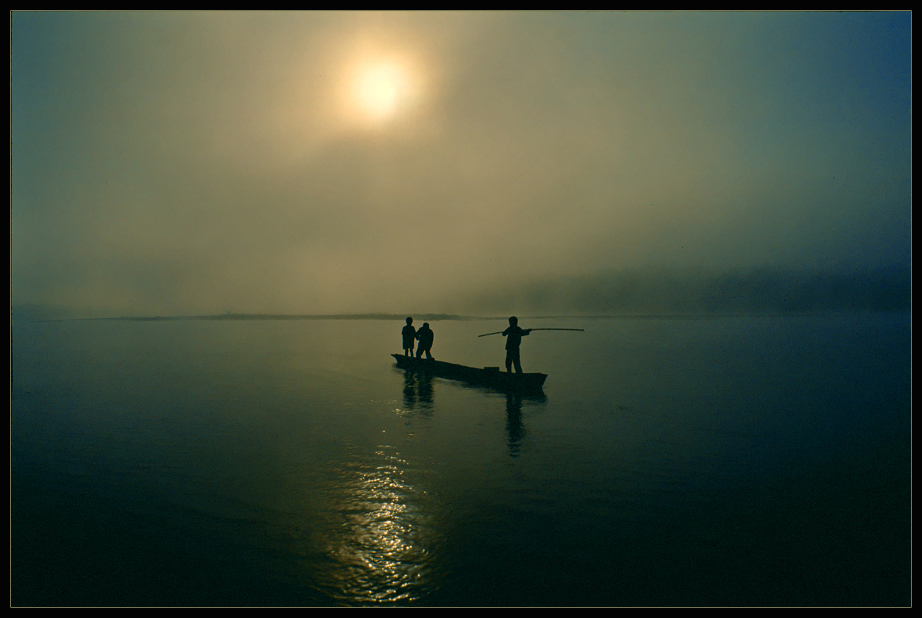 Misty river