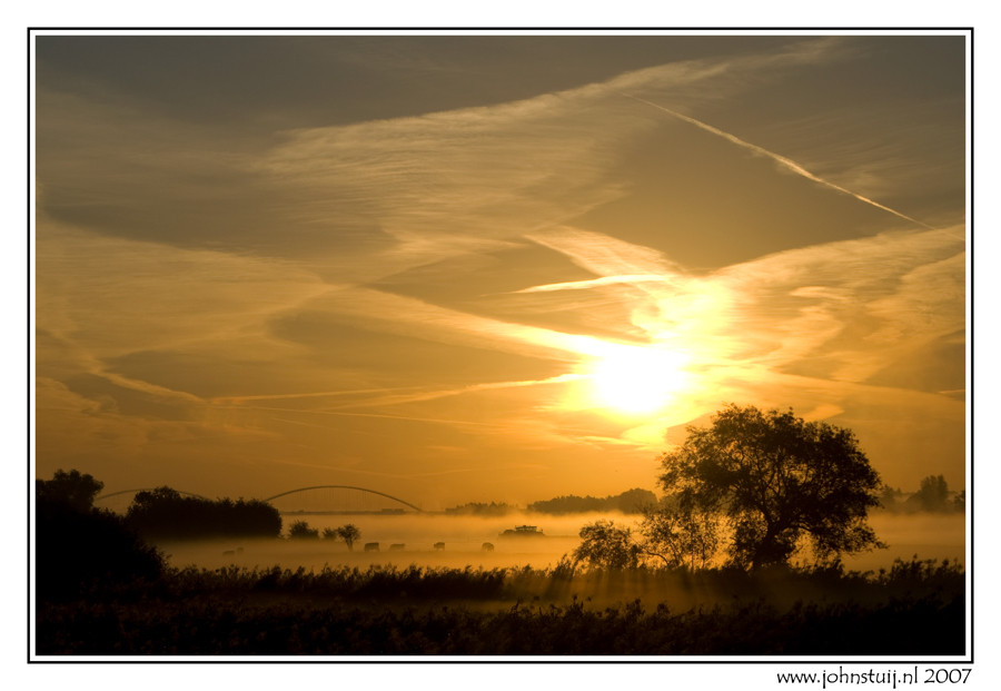 Misty river