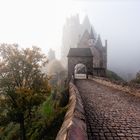 Misty scene at Burg Eltz