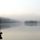 misty sunrise at gilwa Lake ...