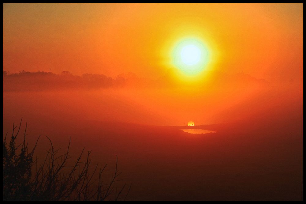 Misty Sunrise on Hiddensee by Oliver