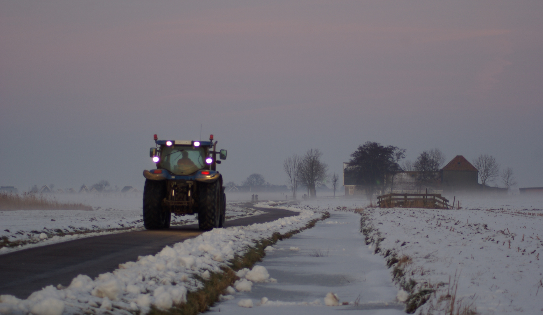 Misty winter !