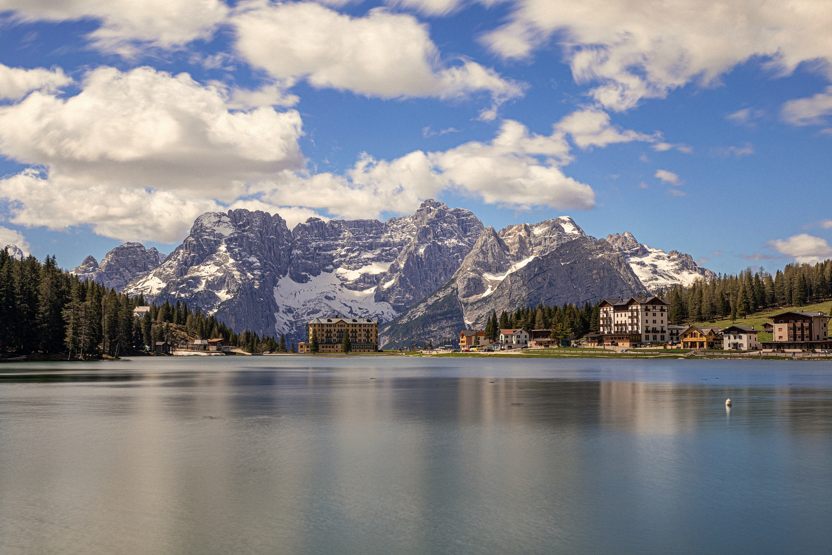 Misurinasee Hintergrund Sorapiss  