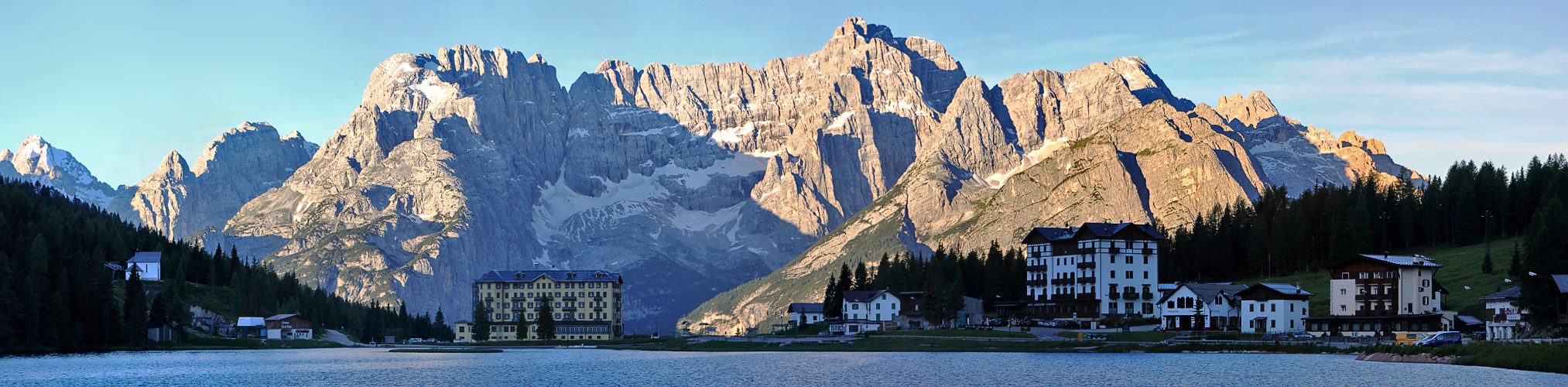 Misurinasee in den Dolomiten und zwar...