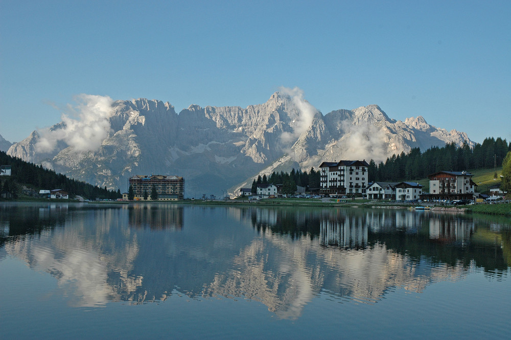 Misurino See Südtirol - Auftakt zur 3Zinnen Umwanderung