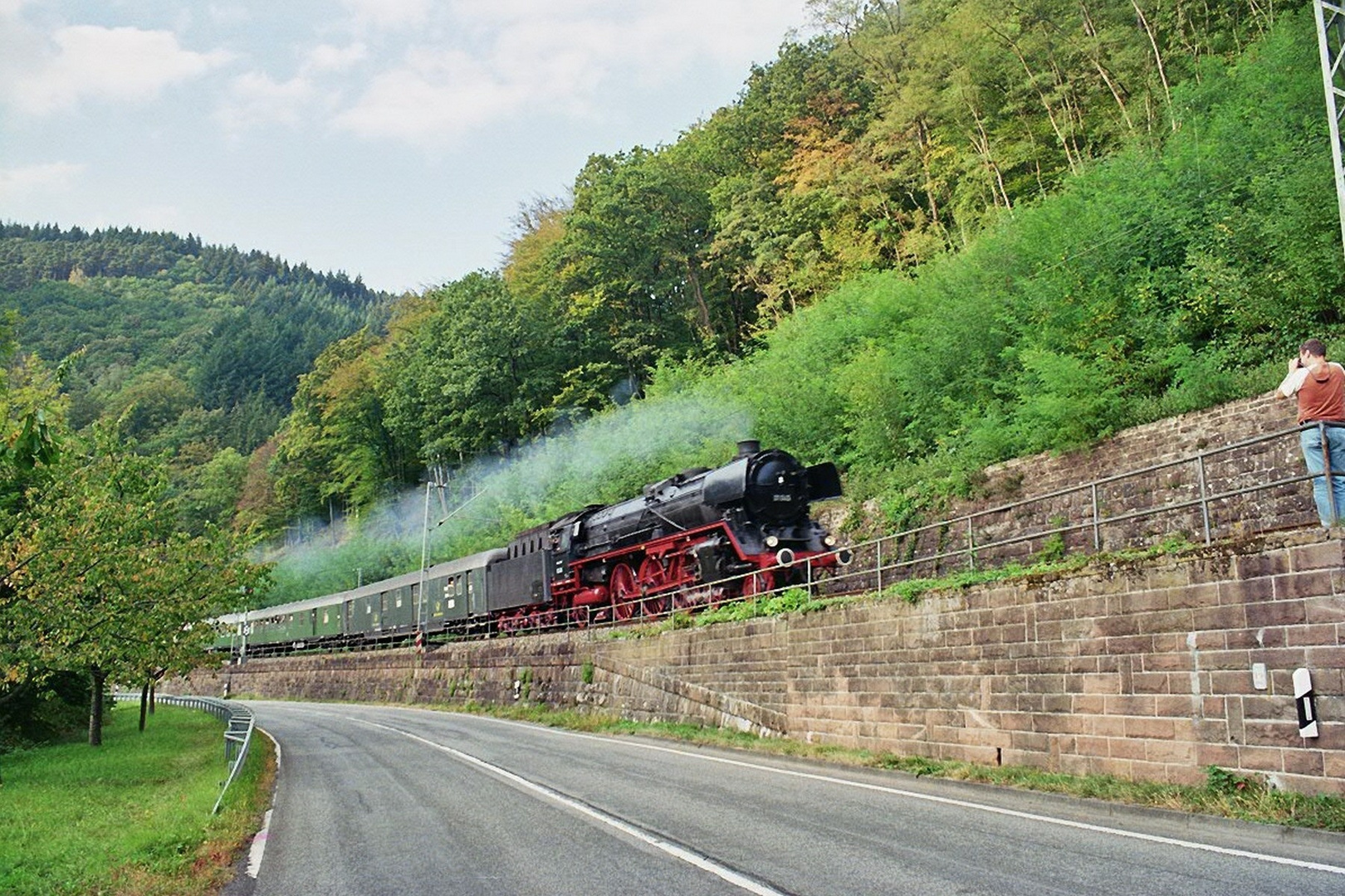 Mit 01 am Neckar bei Reisen wie vor 50 Jahren