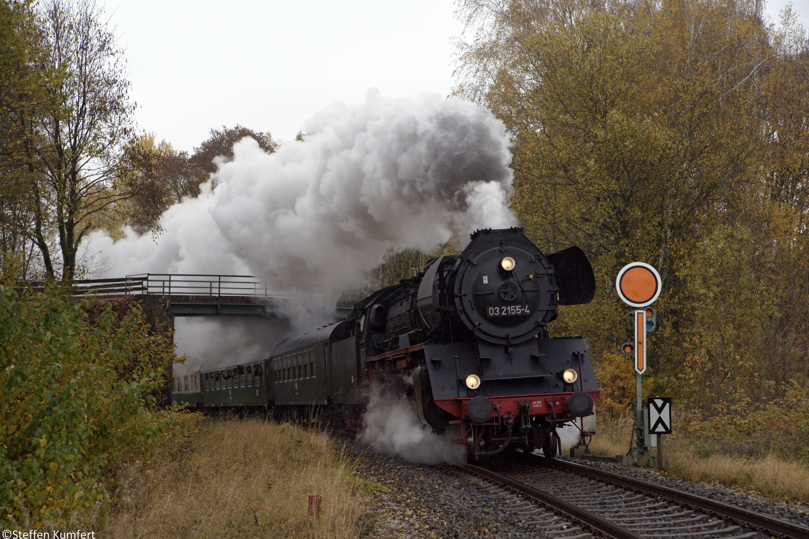 Mit 03 2155 zur Schiefen Ebene