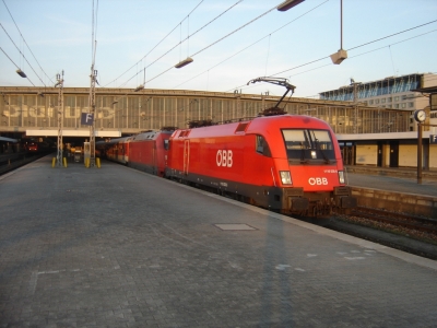 Mit 1116 035 und 101 055 im Schlepp von München Hbf nach Stuttgart Hbf