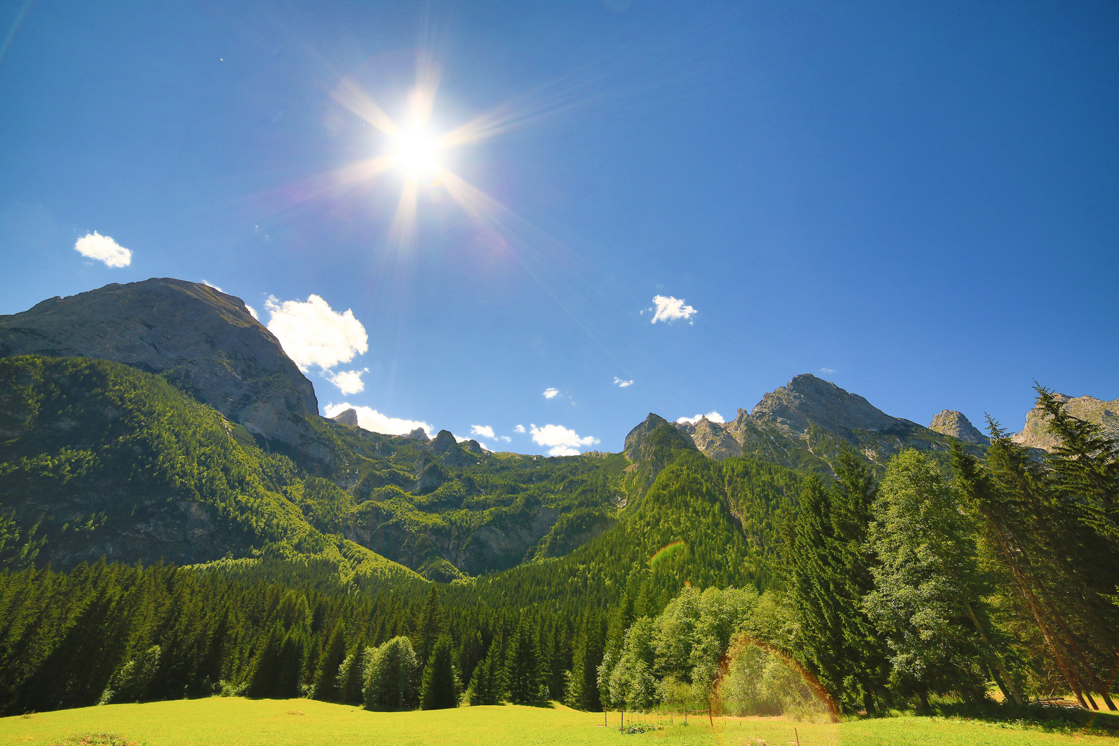 Mit 14mm gegen die Sonne