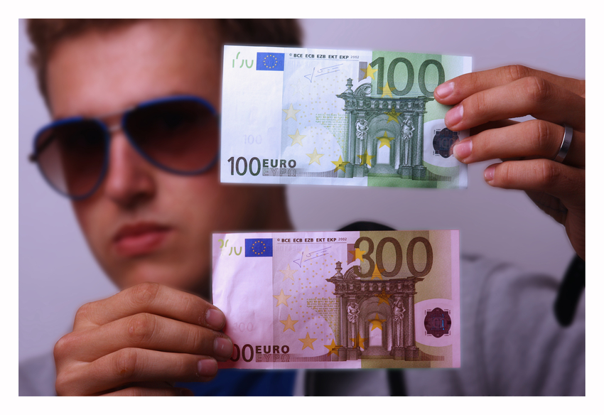 Mit 300 Euro einkaufen gehen