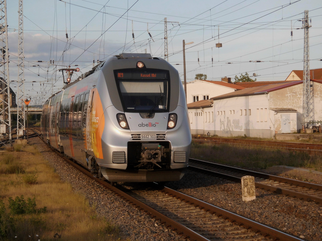 Mit Abellio zurück nach Nordhausen.