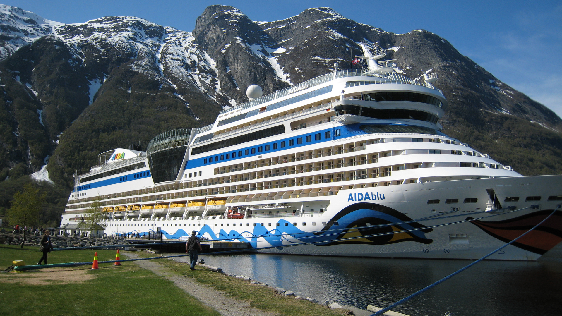 Mit AIDA blu in Eidfjord