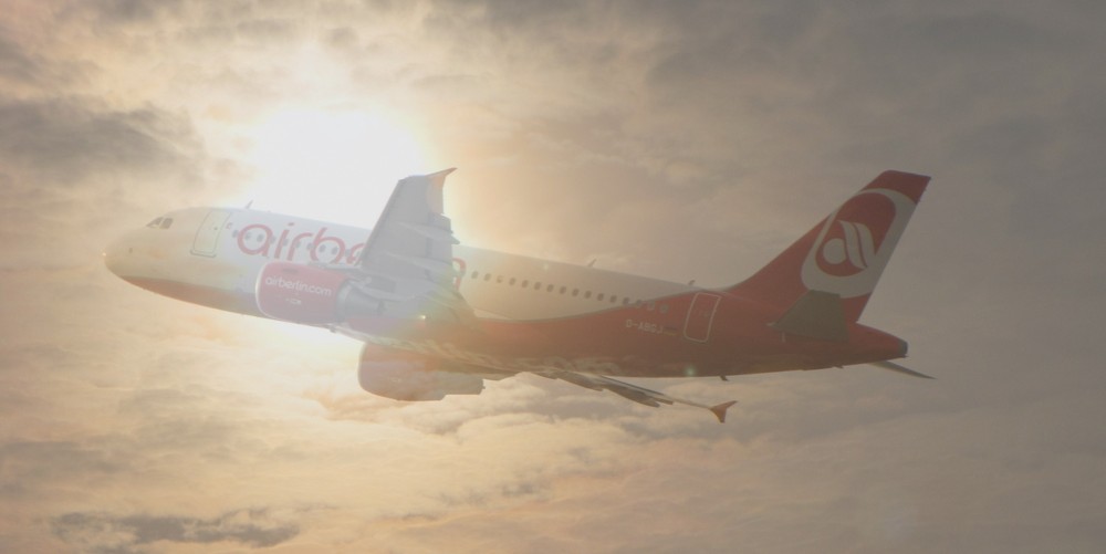 Mit Air Berlin der Sonne entgegen