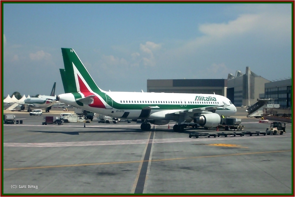 Mit Alitalia in Rom