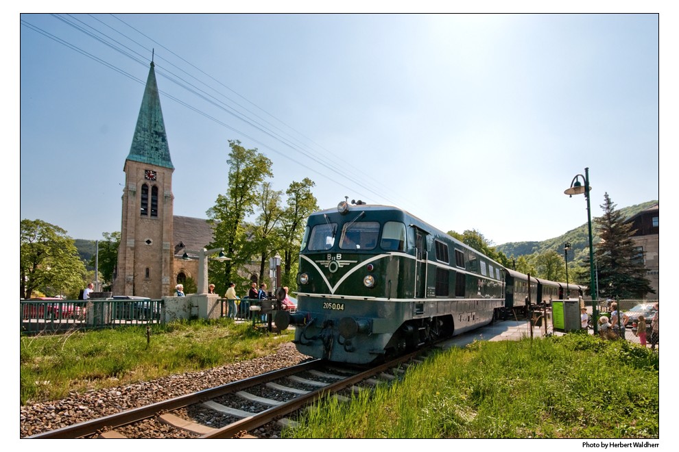 Mit Bahn und Rad durchs Triestingtal