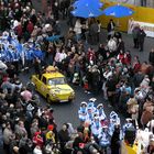 Mit beim Rosenmontagsumzug in Halle/S