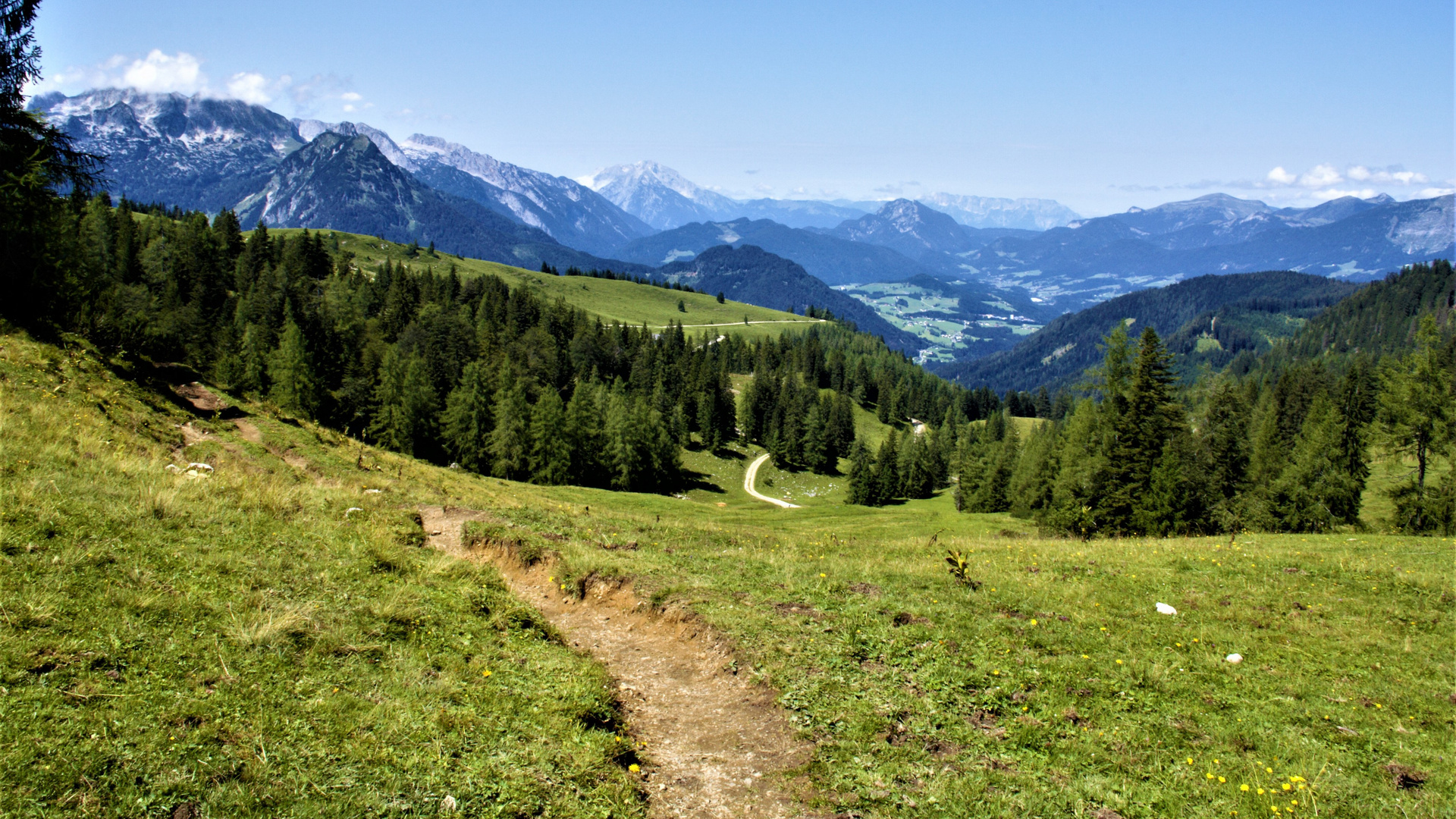 Mit Blick auf das Tennengebirge