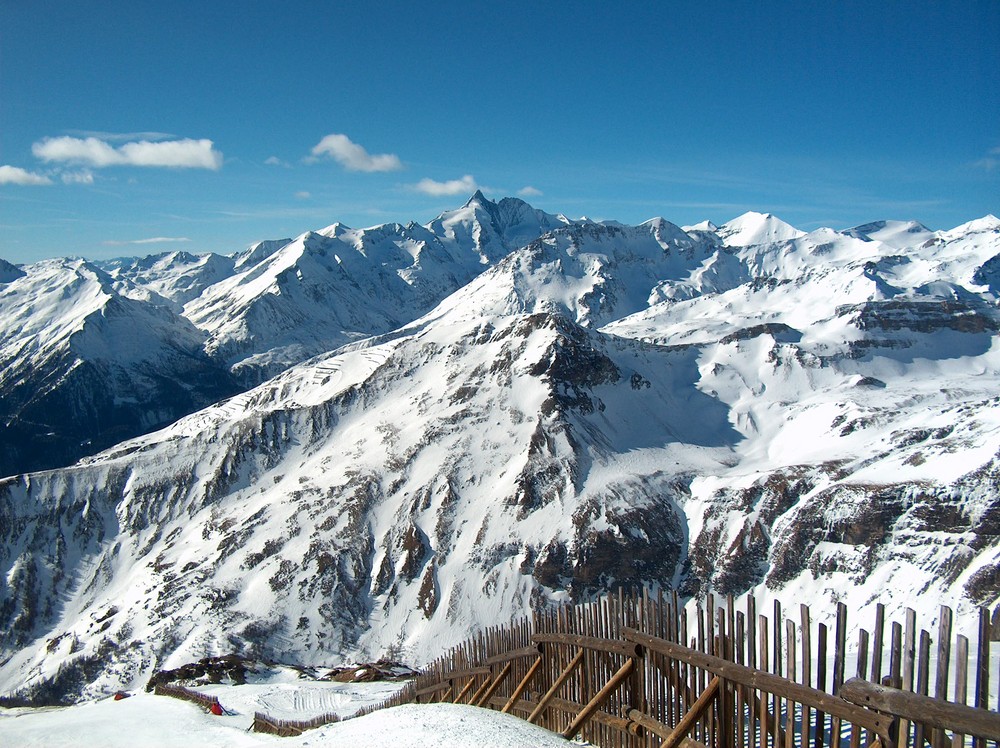 Mit Blick auf den Großglockner