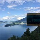 Mit Blick auf den Vierwaldstättersee ...