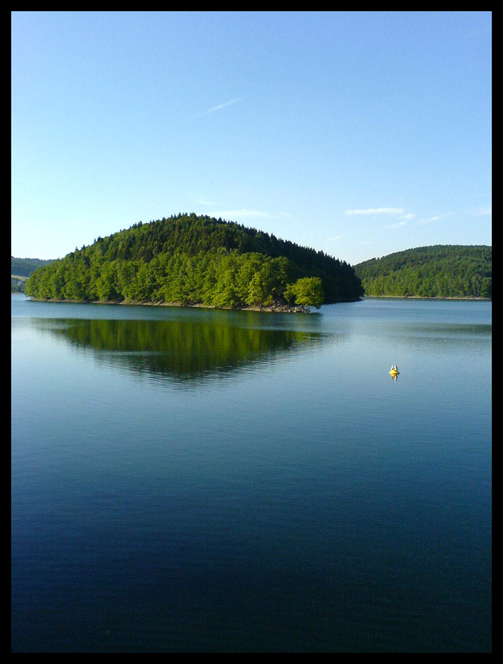 Mit Blick auf die Halbinsel...