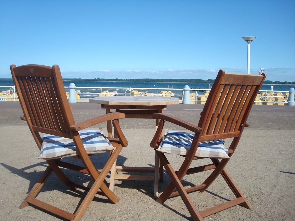 Mit Blick auf die Ostsee