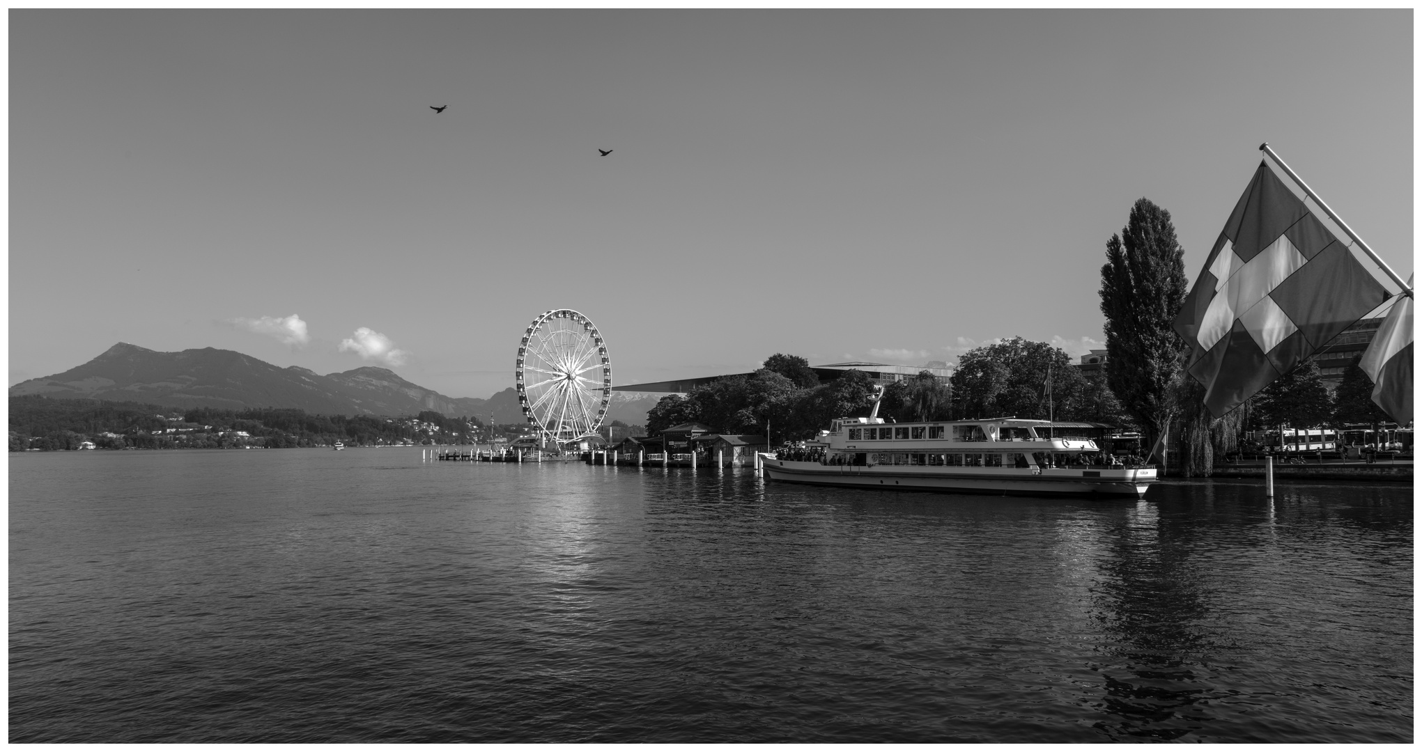 Mit Blick auf die Rigi