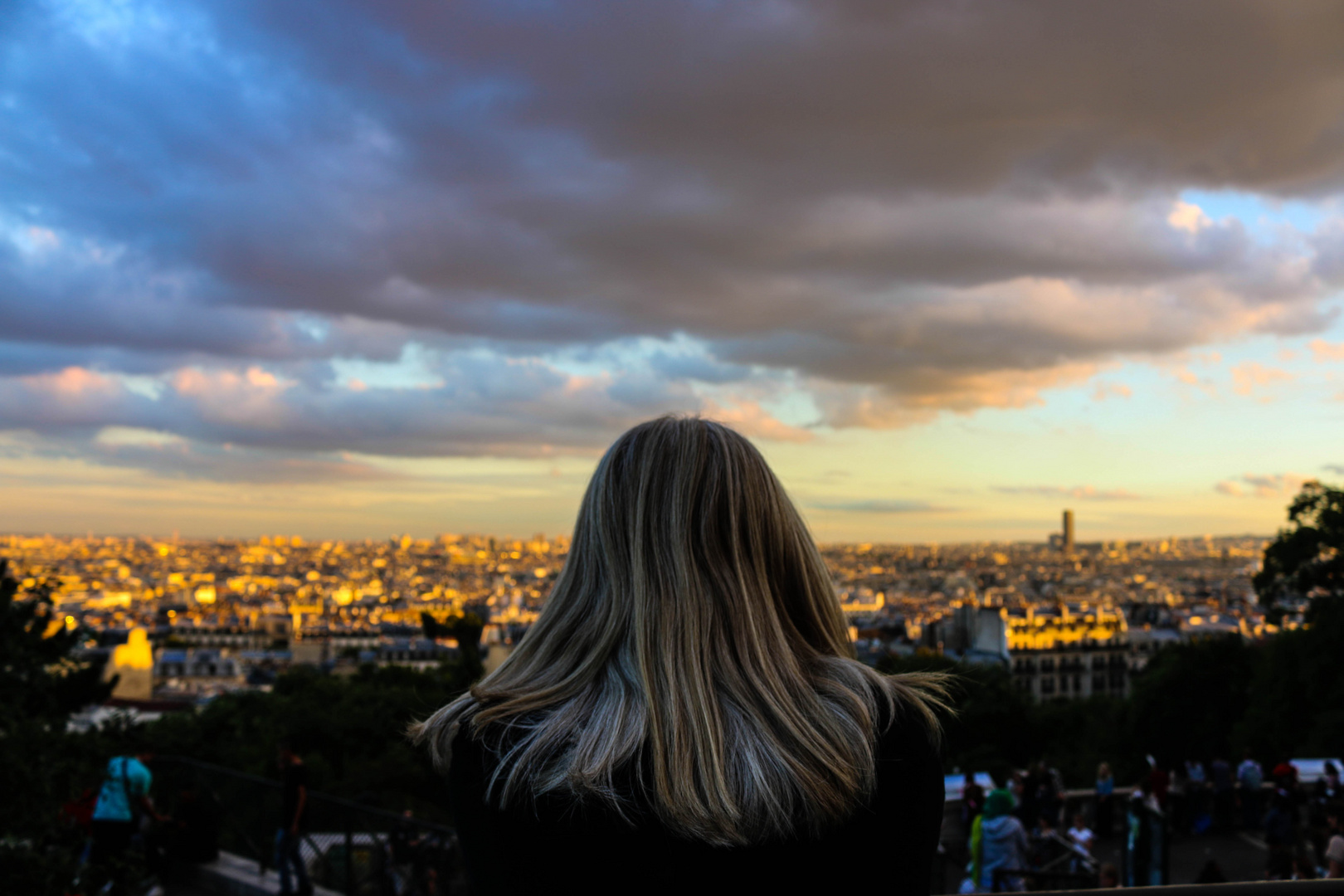 Mit Blick auf die Stadt