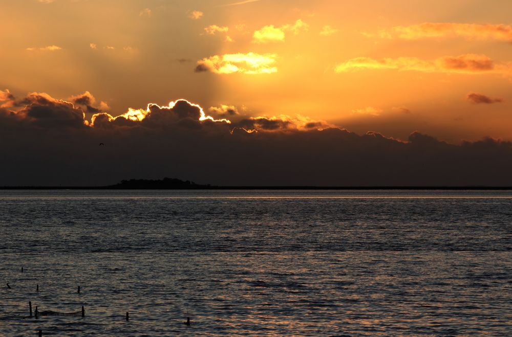 ...mit Blick auf Hallig Oland