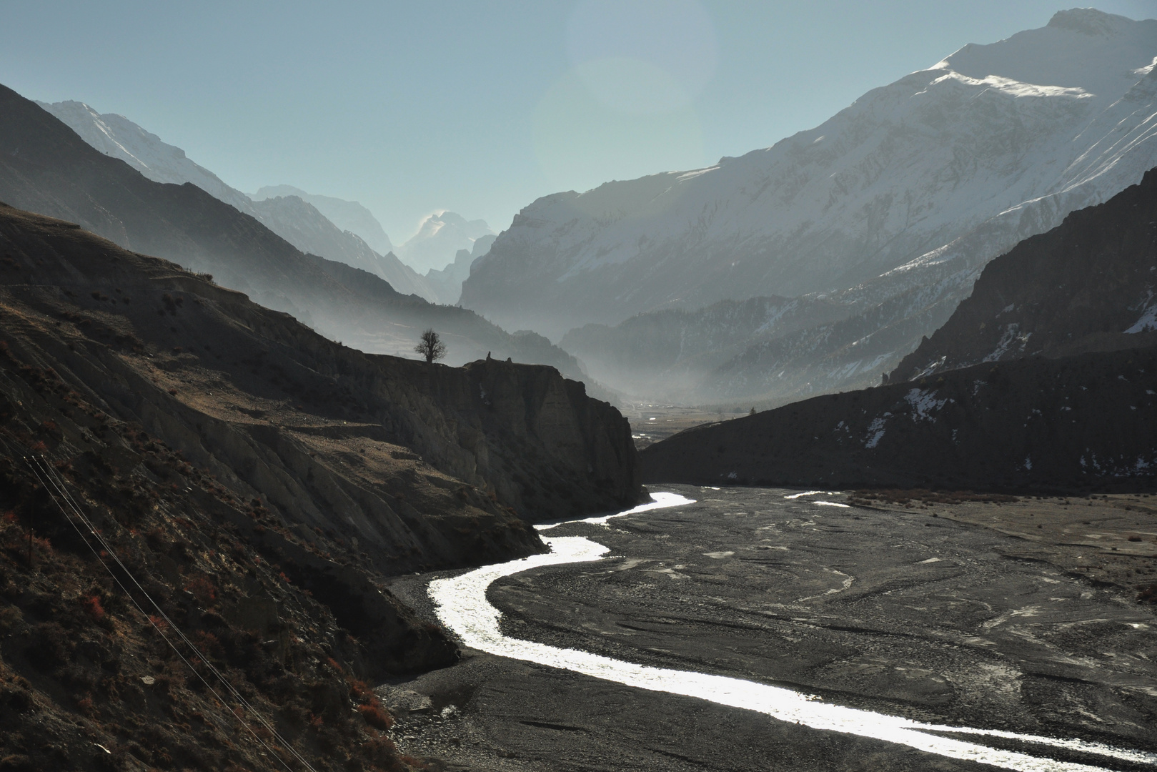 Mit blick auf Manaslu