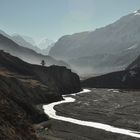 Mit blick auf Manaslu