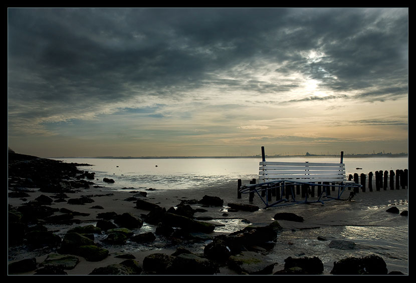 mit Blick auf's Meer