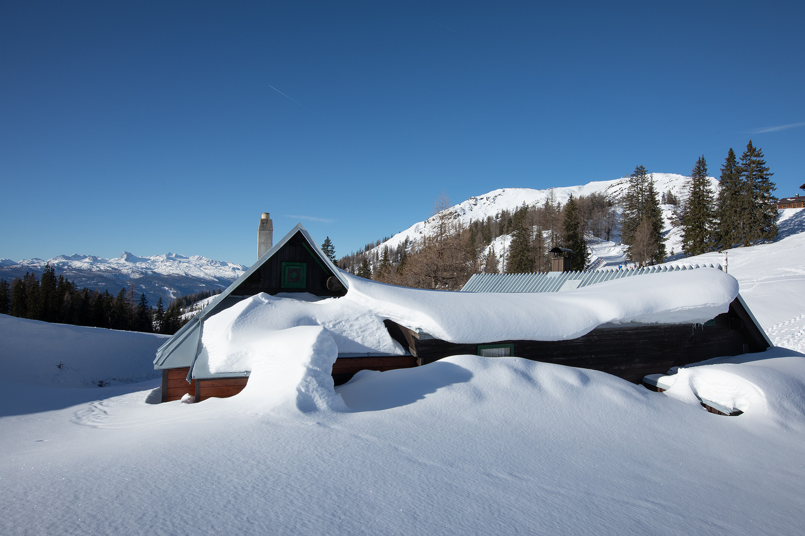 ... mit Blick zum Dachstein ...