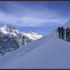 Mit Blick zum Wetterhorn