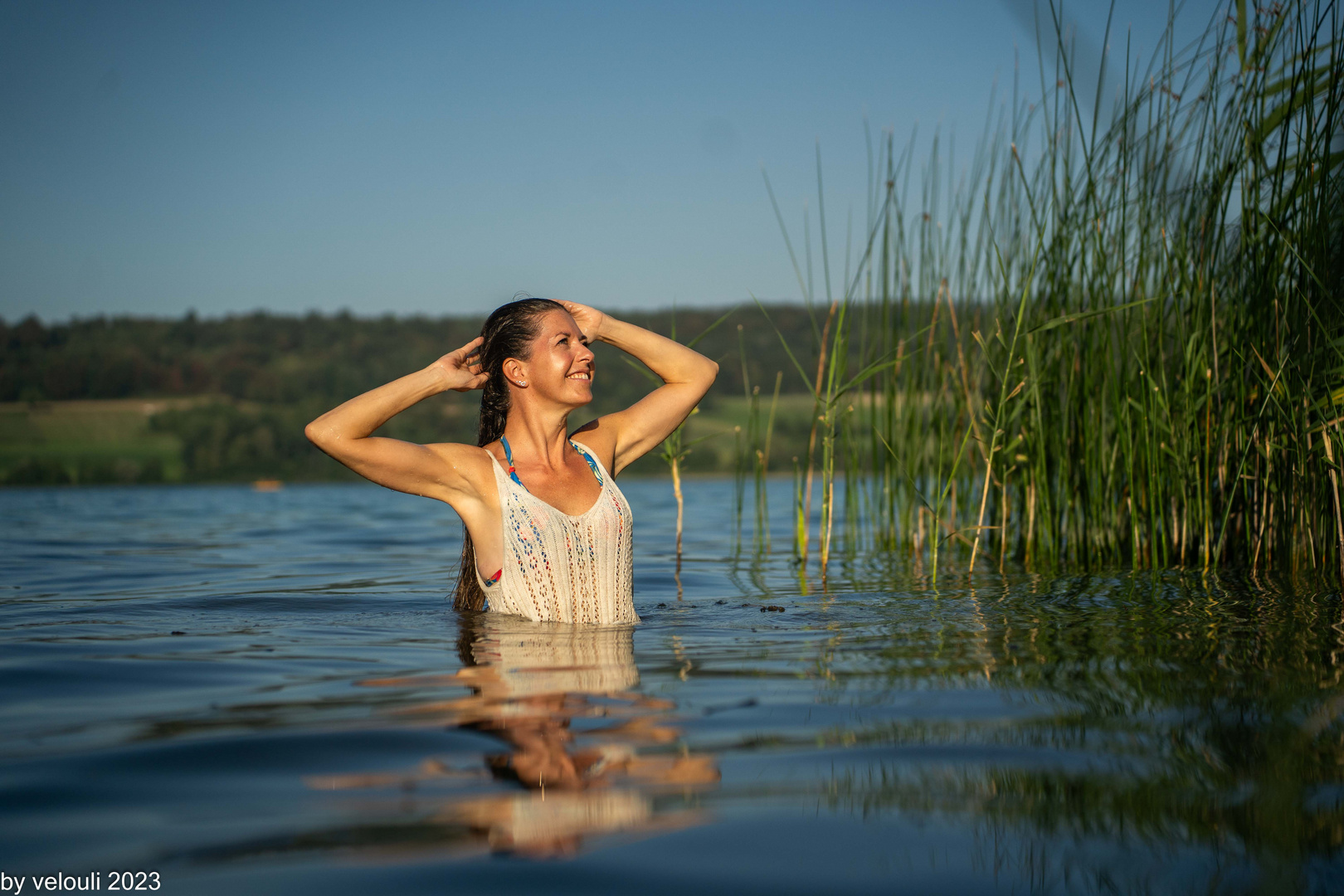 mit Carina am Hallwiler See