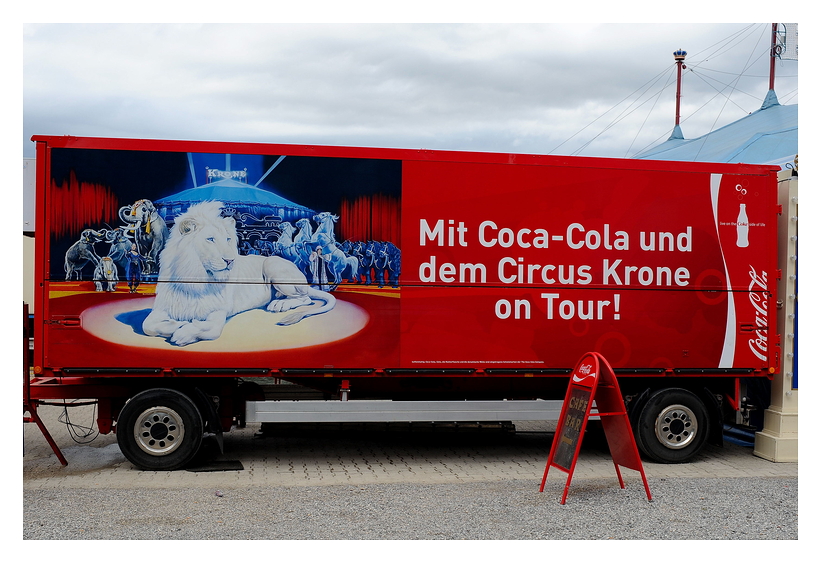 Mit Coca-Cola und dem Circus Krone on Tour !