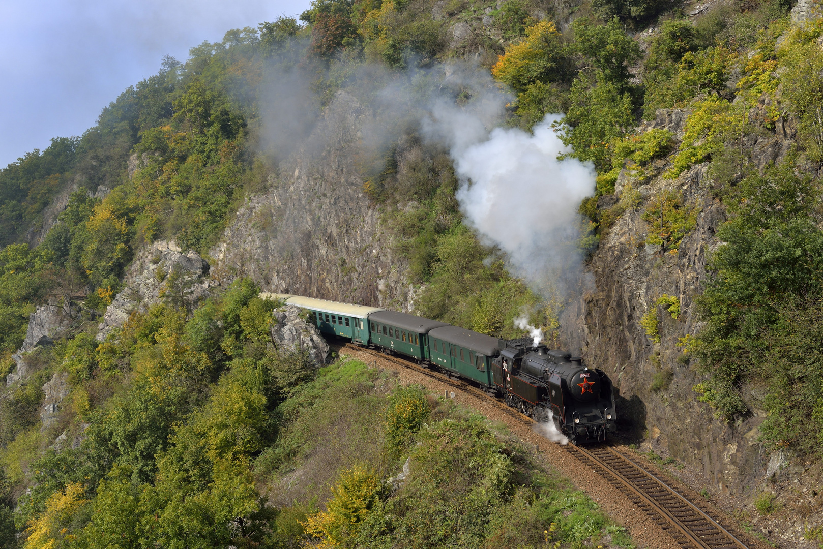 Mit Dampf durch das Tal der Sazava II